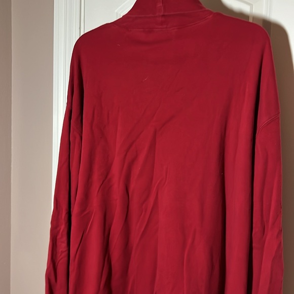 St. John’s Bay Turtle Neck Long Sleeve 100% Cotton Burgundy Shirt • NWOT - Picture 5 of 6